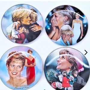 Princess Diana Collectors Plate Collection Franklin Mint Limited Ed Porcelain 8”